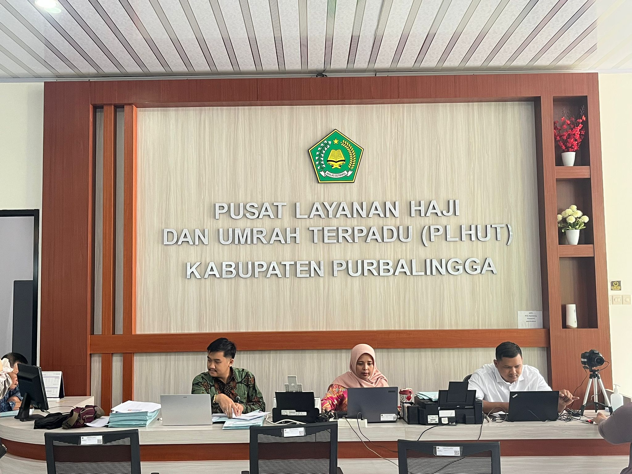 Kantor Imigrasi Cilacap Menggelar Layanan Kancil Ngapak Kabupaten Purbalingga di Kantor Kemenag Purbalingga